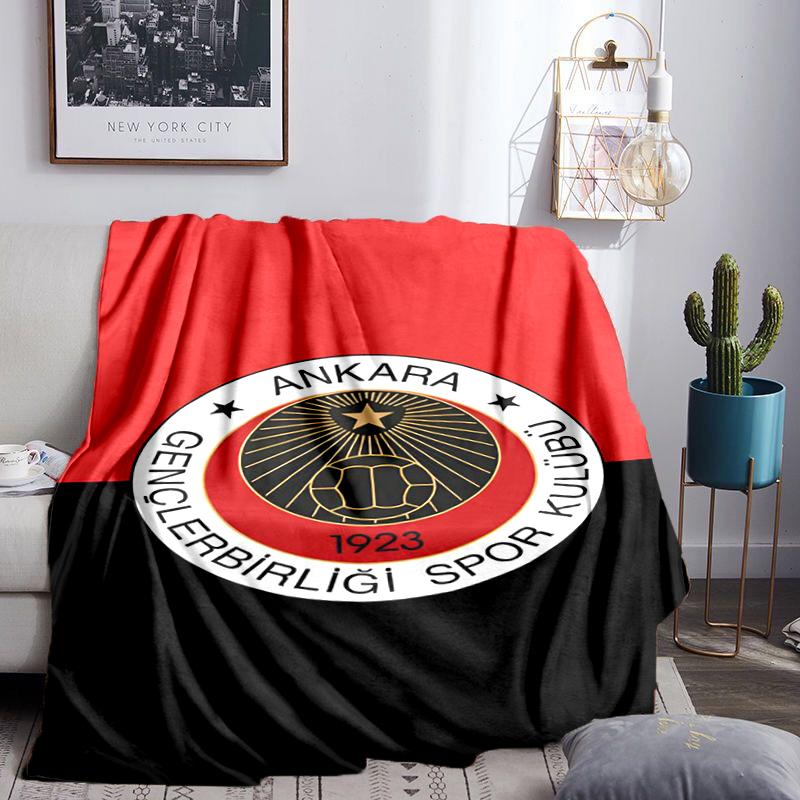 Genkelbigli Club Sports Blanket Flannel Throw for Sofa, Indoor, Camping, Living Room, Office, Chair, And Bed Soft Birthday Gift