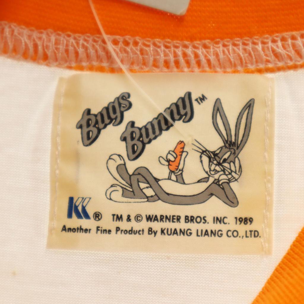 Неиспользованная футболка с коротким рукавом Bugs Bunny F белая с биркой мужская ношеная