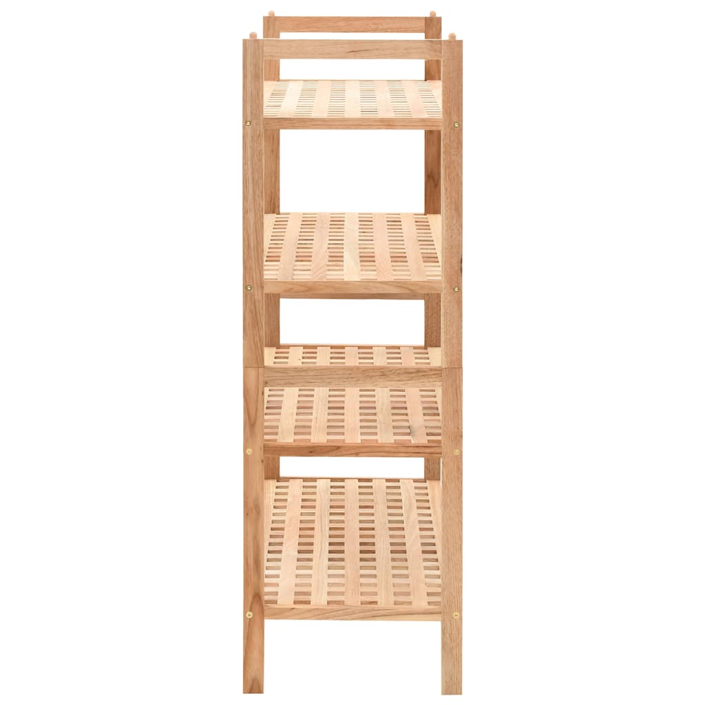 Shoe Rack Solid Walnut Wood 69 x 26 x 81 cm