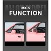 1/24 Mazda Miata MX5 Roadster Игрушечная модель автомобиля Литой металлический сплав Миниатюрная модель транспортного средства Звуковая и световая коллекция Подарок для мальчика