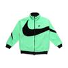 Женская двусторонняя куртка из боа с большим Swoosh Азиатский размер BQ6546-350
