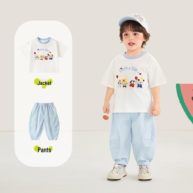 Kaka Panda Unisex Baby Short Sleeve T-Shirt