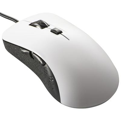 Ohm Electric Бесшумная мышь проводная BlueLED Размер L Антибактериальная Белая OHM PC-SMUBS5L-W 01-3985