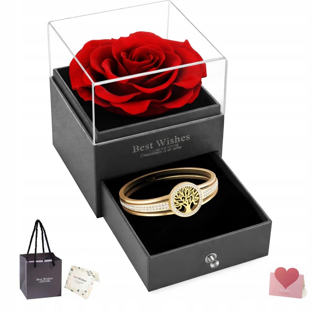 Women' Gold Bracelet with Zircons Tree of Happiness DIAMOND Fashionable