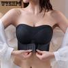 Strapless Bra for Women Gathering Together Anti Slip Invisible Strapless Beautiful Back Bra Sexy and Seamless Thin Bra