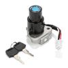Motorcycle Ignition Switch Lock with Key Set Electric Door Lock 6 Wires for Kawasaki KLR-650 KLR 650 1987-2007