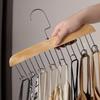 Wooden Sling Hanger Multifunctional Underwear Vest Hook Clothes Hanger Multifunctional Clothes Hanger