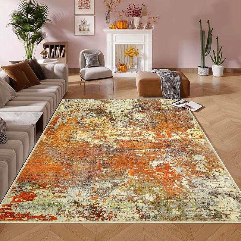 Crystal Pile Carpet Modern Abstract Living Room Kitchen Bathroom Entryway Washable Rugs Stain-resistant Large Mats