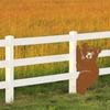 1 Piece of Bear Cub Adornment. A Piece of Garden Art, Backyard Art, and Tree Art It Is Silhouette Artwork and a Rural Sculpture.