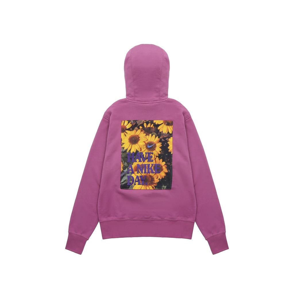 Nike Спортивный пуловер с капюшоном с вышивкой Daisy, мужские топы, фиолетовый DM4994-507