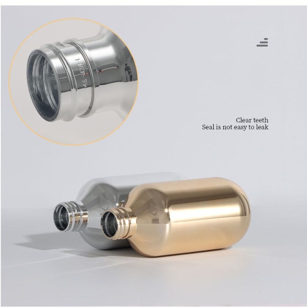 Soap bathroom Gold Chrome Plastic Bathroom Shampoo Bottle Body Wash Dispensers Hand Soap Dispensers