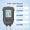2/3/3/5/6 in 1 Digital Soil Tester Multifunctional Soil Fertility pH Temperature Sunlight Moisture Light Meter Soli Analyzer