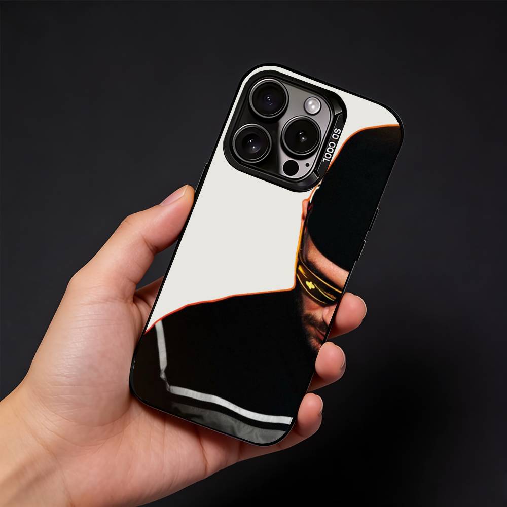 J-Julien Mari Jul Phone Case For iPhone17, 16,15,14,13,12 Pro Max Black Candy Matte Shockproof Cover