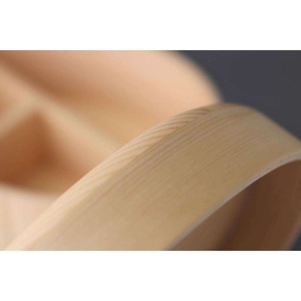 J-kitchens Ваппа Одноярусный Ланч-бокс, 17,5 x 13 x 6,8 см, Закругленная отделка, Сделано в Японии