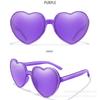 New colorful coated love sunglasses European and American personalized fashion colorful trend party decorative glasses