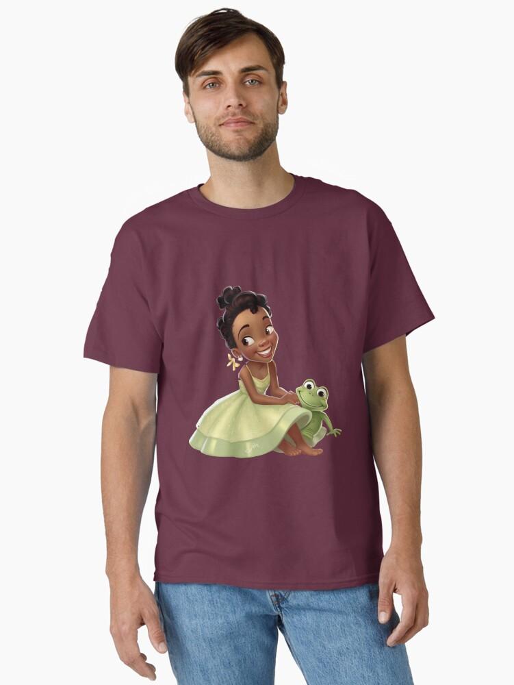 The Princess and the Frog Cute Princess Chibi - Adorable Anime Style Art Classic T-Shirt