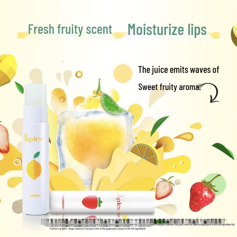 Mentholatum SPF15 Фруктовый бальзам для губ - Лимон