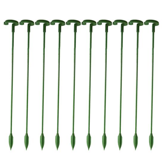 10Pcs Excellent Corrosion-resistant Widely Used Plant Support Stake Home Yard Potted Trellis for