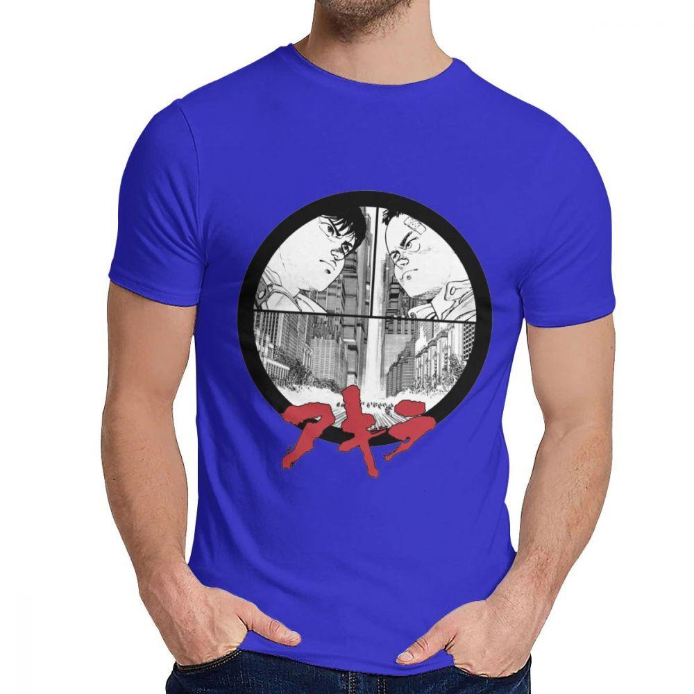 Novlety O Neck Akira T Shirt Graphic Print For Male Cotton La Camiseta