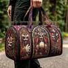 3D Gothic Stained Glass Print Halloween Gym Bag - Multi-functional Travel Bag