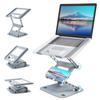 Laptop Adjustable PC Stand That Can Store Two Devices At the Same Smartphone Compatible with Up To Ergonomic Relieves Lower Back Improves Heat