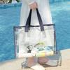 Сумка для хранения из ПВХ для плавания, большая вместимость, пляжная сумка, повседневная прозрачная косметичка, предметы первой необходимости