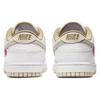 Nike Кроссовки Dunk Street Dance Collection Текстиль, Разделенная Коровья Кожа Классические Низкие Скейтбордические Кроссовки Женские Белый Розовый DX6060-121