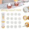 Household Handheld Cake Cream Filler Practical Dessert Decorating Nozzles Kits For Home Kitchen