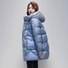 Danmo Parkas Women Winter Down Cotton Jacket Coat Ladies Long Hooded Outwear Parka Thick Cotton Padded Female Overcoat Tops