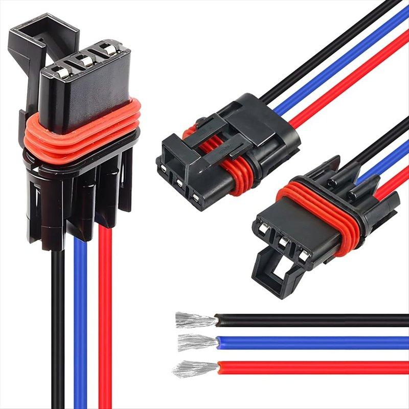 N27R 6 Pack Pulse Power Plug Connectors for Polaris Pulse Bar Wiring Harness for RZR General XP 1000 2018-2025
