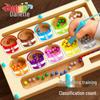Children's Wooden Educational Color Sorting Maze Toy