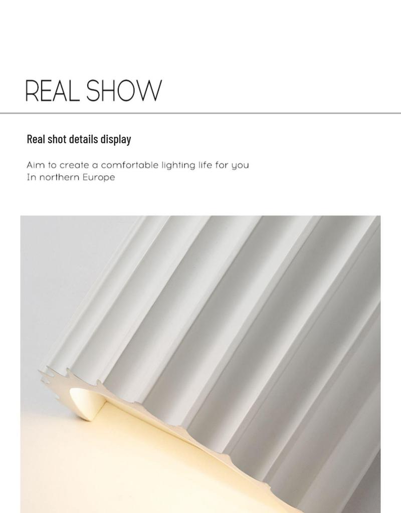 Nordic Macaron Wall Lamp for Bedroom and Living Room Aisles