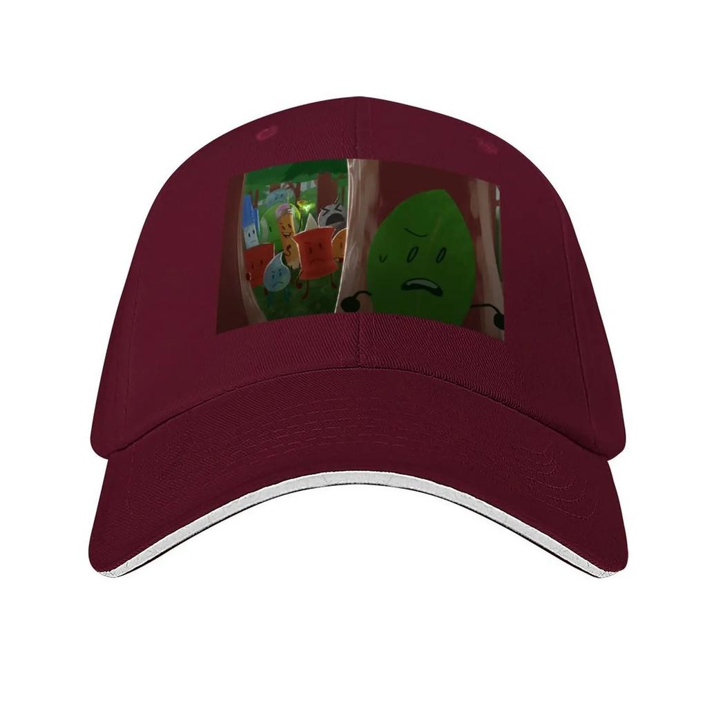 BFDI Листик Сцена Погони Бейсболка Капюшон Козырек Тактическая Кепка Спортивная Кепка Мужская Женская