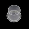 500 Pcs Disposable Tattoo Ink Cups Plastic Tattoo Ink Holder Small Tattoo Ink Cup with Ring Base for Tattoo Artists Studios
