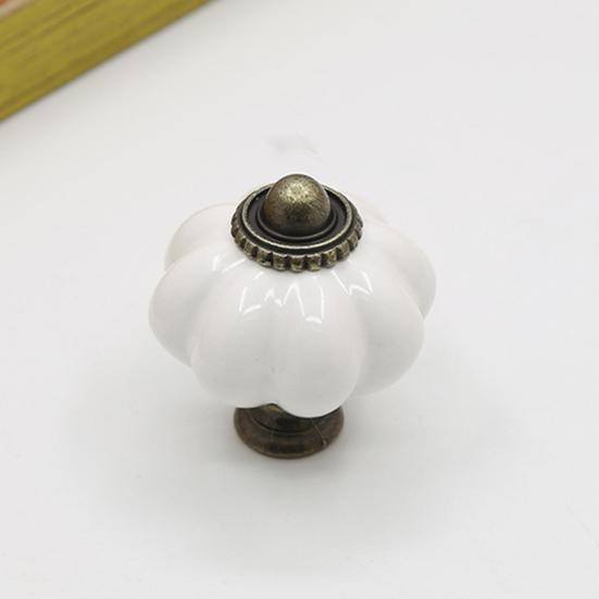 Ручка шкафа креативной формы, износостойкий сплав цинка, ручки шкафа в форме тыквы, мебельная фурнитура для дома