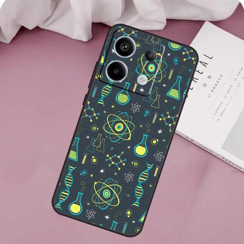 Наука Биология Химия Чехол Для Redmi Note 13 Pro 9 10 11 12 Pro Plus 9S 10S 11S 12S Крышка Для Redmi 12C 10C 13C