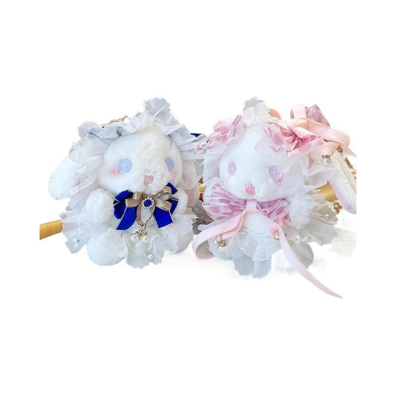 Милый кулон-кролик Лолита, плюшевая игрушка, мягкая кукла из короткого плюша, подарок для девочки, декор, 14 см