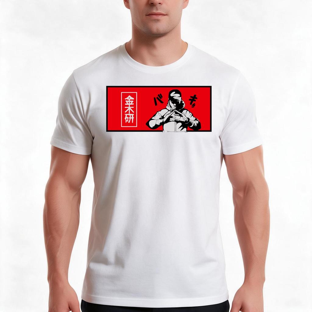 nekfeu ken kaneki TShirt Summer Casual Cotton Tee Oversized Streetwear Tops Vintage Graphic Print Loose Fit Short Sleeve