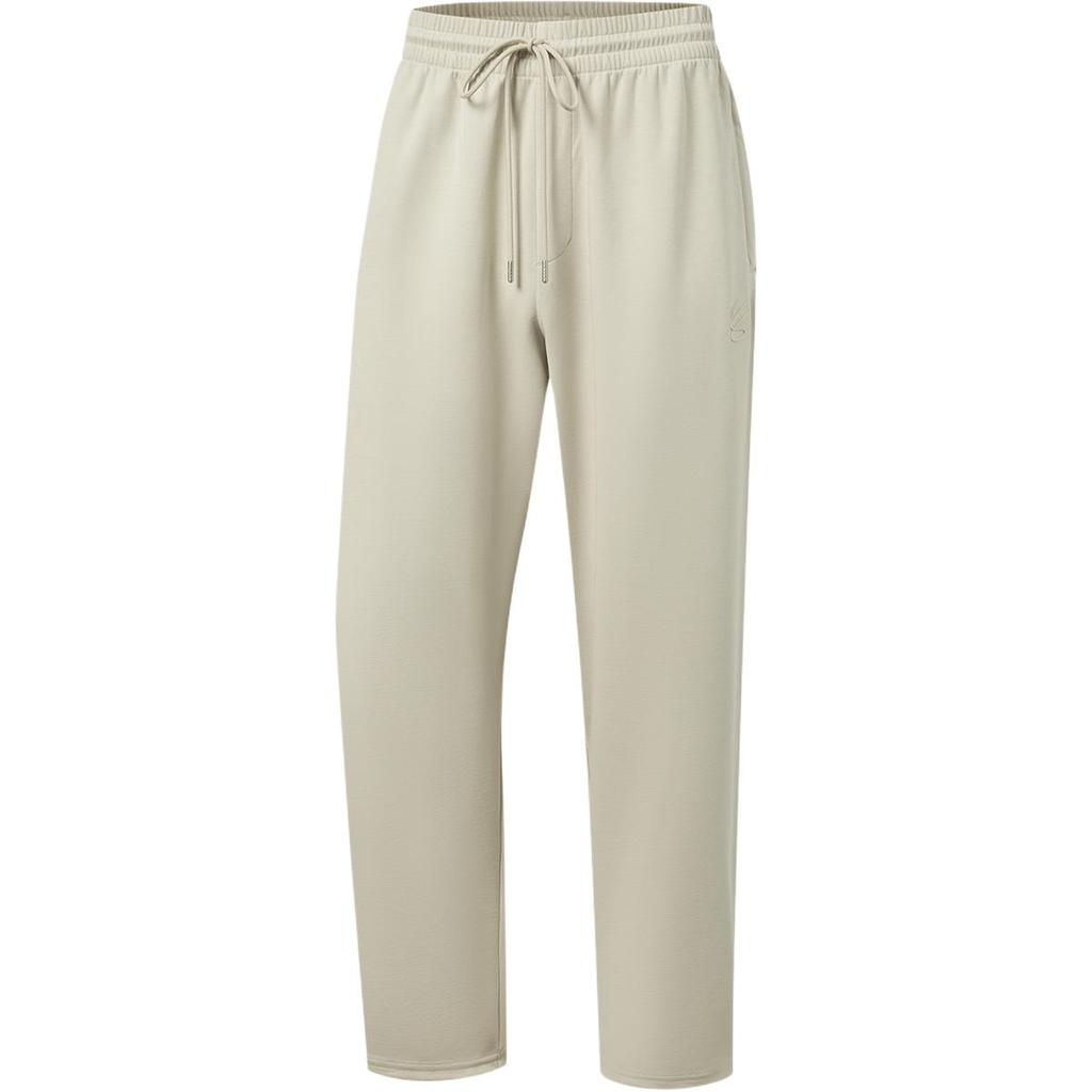 Men's Pants Li-Ning Curry China Collection Casual Pants Men's Coconut Khaki Moderate Straight Fit Pants