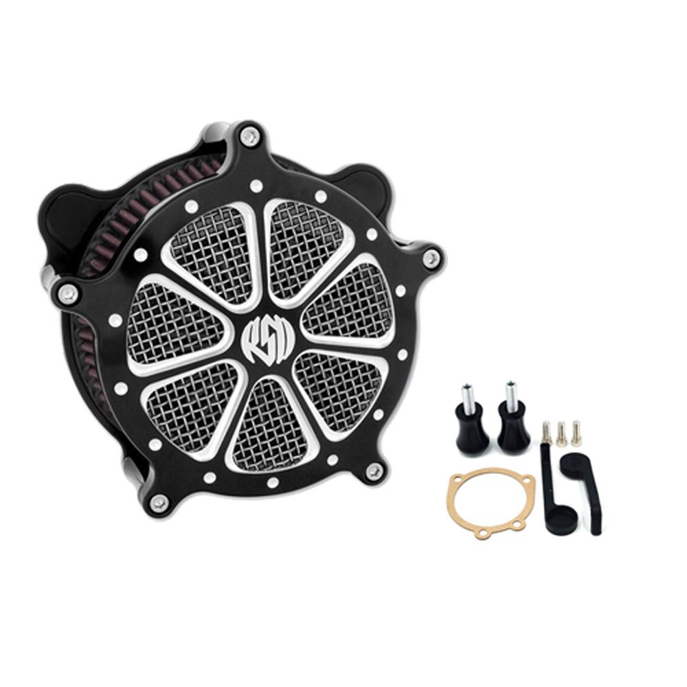 Впускной фильтр воздухоочистителя мотоцикла с ЧПУ, красный для Harley Touring Roadking FLHTC FLHT 2008-2016 RSD Harley XL Sportster