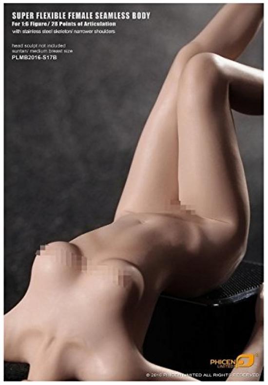 Faisen Limited Scale Super Flexible Seamless Female Body Santan Series, размер груди M, азиатская женщина 1/6 PLMB2016-S17B