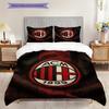 AC Milan Legacy: Glory Three-piece set (1 * duvet cover + 2 * pillowcase, without core) Bedding set Duvet cover and pillowcase Soft and comfortable