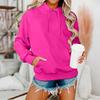 Women's Long Sleeve Oversized  Oversized Drop Shoulder Sleeves Women's Hooded Plush Sweatshirt