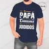 T Shirt for Men If Dad Can't Fix It We're Screwed Retro Spanish Father Papa Gift Men Motorcycle Clothing Casual Fashion T-shirt