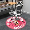 Blossom,PowerpuffGirls Chair mat Round Rug Office carpet, Non slip, Suitable for Living Rooms, Bedrooms,Decor1205777a
