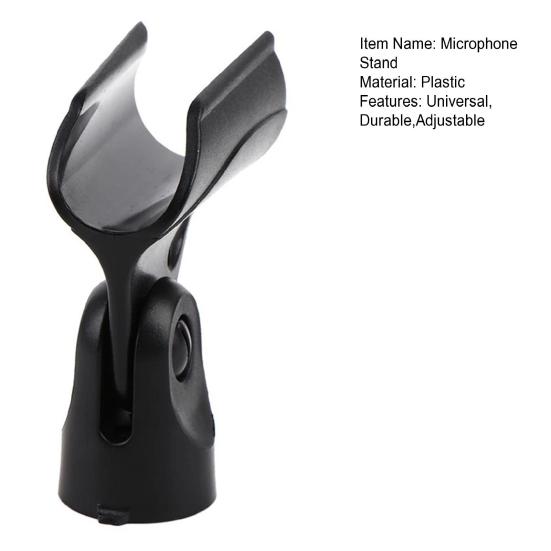 Микрофонная стойка Стандартное резьбовое крепление для микрофона Совместимо с проводными ручными микрофонами Устойчивый Легкий держатель для микрофона для студии звукозаписи KTV