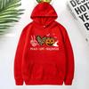 Peace Love Halloween Print Hoodies For Women Men Autumn Winter Pullover Harajuku Casual Long Sleeves Sweatshirt Tops