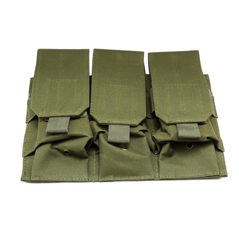 Тактические подсумки MOLLE для магазинов, тройные и двойные, для страйкбола и варгейма, сумка для магазинов 5.56/7.62 для M4 AR15 Ak47