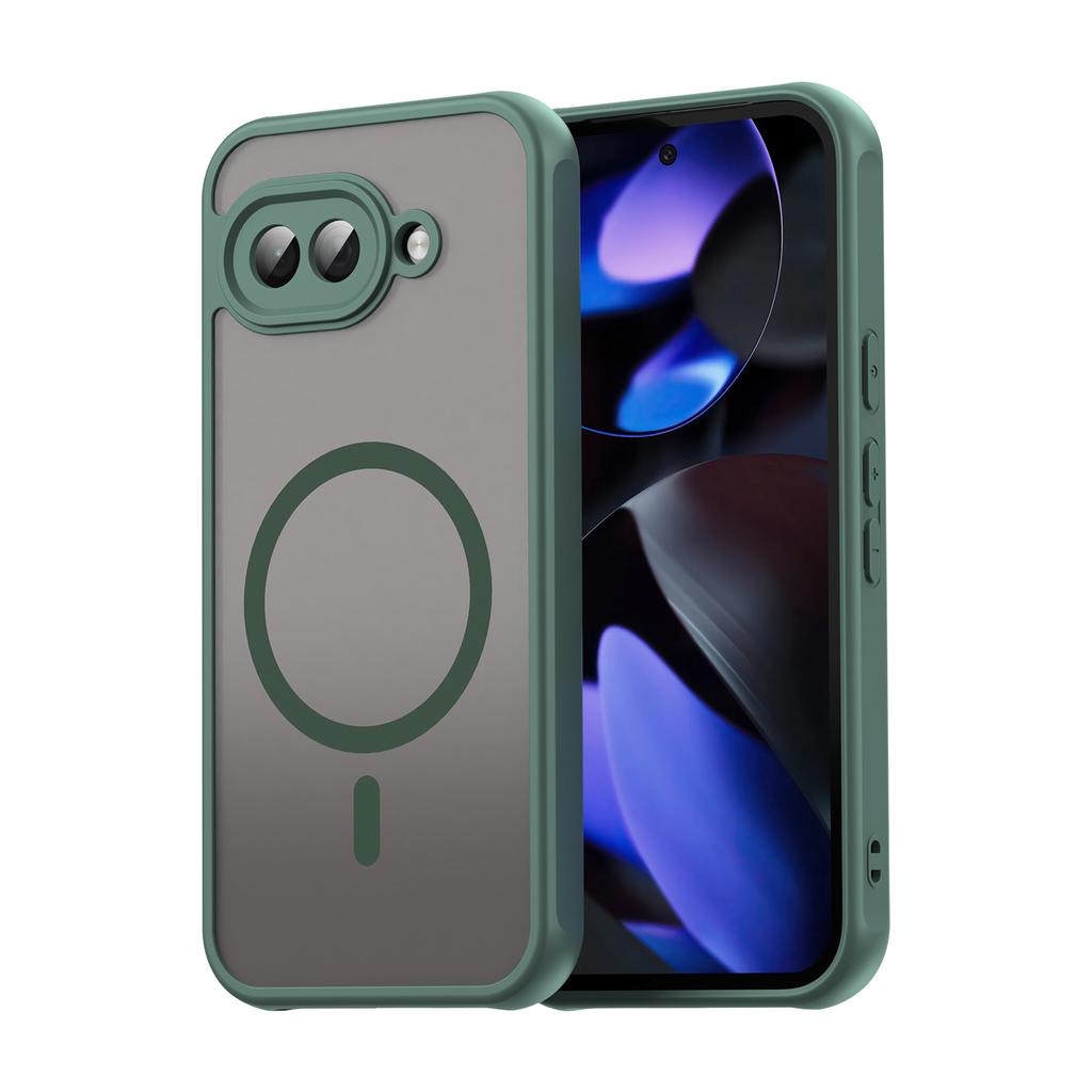 Чехол для телефона Google Pixel 9A с MagSafe, Магнитный противоударный чехол MagSafe, Гибридный бампер для Google Pixel 9A