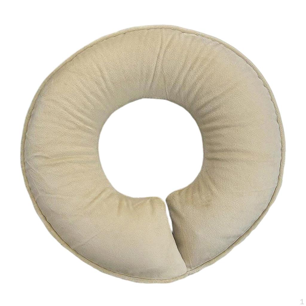 Face Down Pillow Breathable Headrest Massage Bed Comfort Memory Foam U Shape Neck